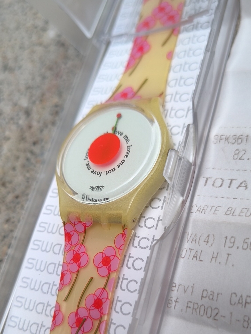 1998 Swatch Originals || Papaveri || Love Me || GW120 - Picture 5 of 14